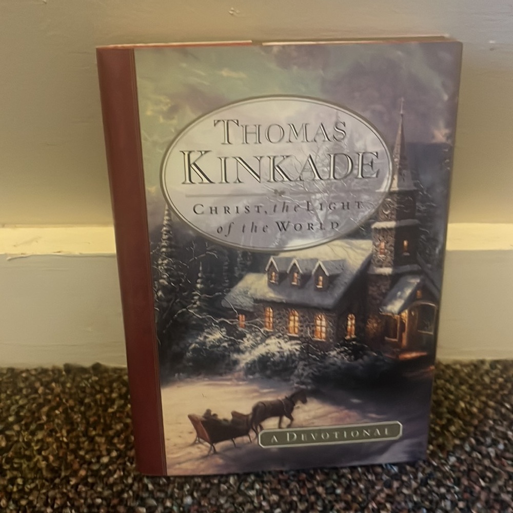 Thomas Kincaid Christ “the light of the world” hardback devotional w dust cover